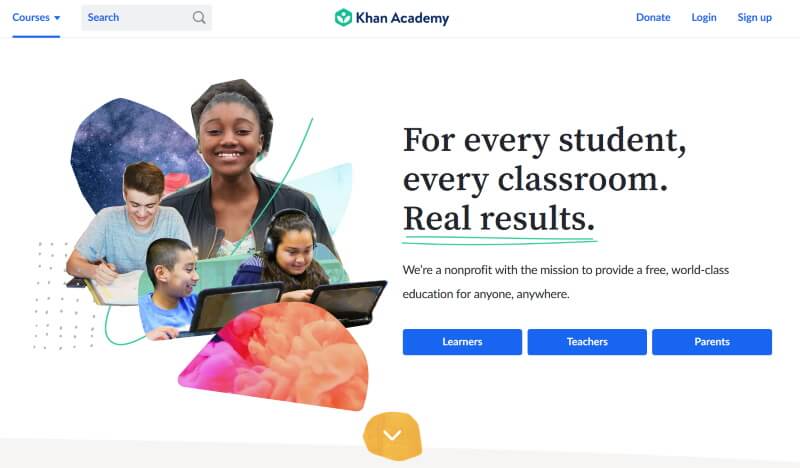 Khan Academy - Website For Free Online Education