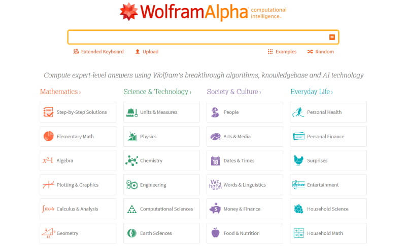 Wolfram|Alpha - Computational Intelligence